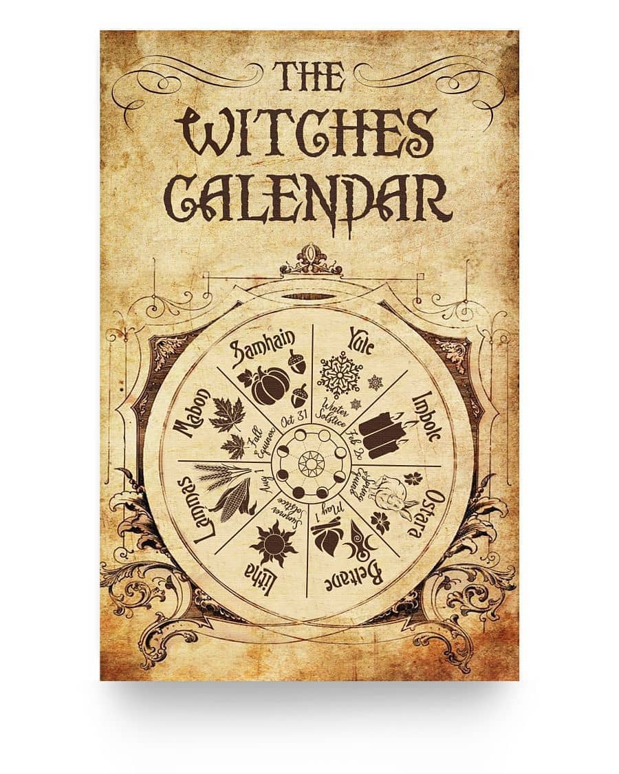 The Witches Calendar Poster