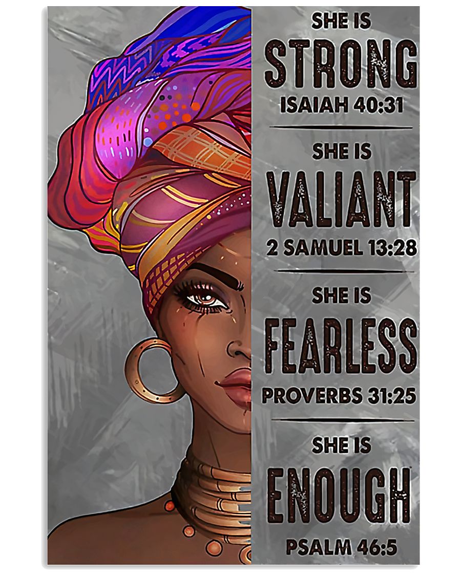 Strong - Valiant - Fearless - Enough