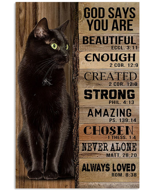 Black Cat God Says You Are 