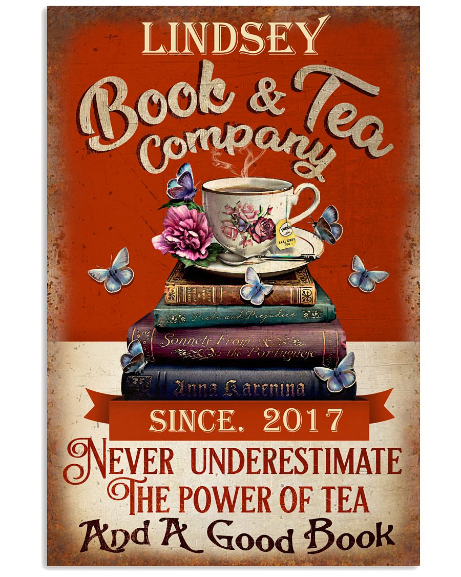 Personalized Book Tea Company Never Underestimate