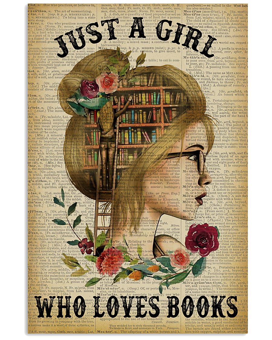 Just A Girl Who Loves Books Blond Reading