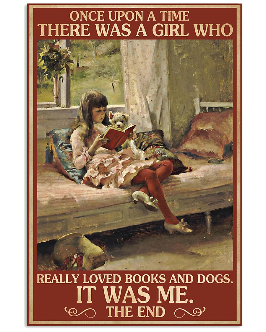 Once Upon A Time Books And Dogs Reading