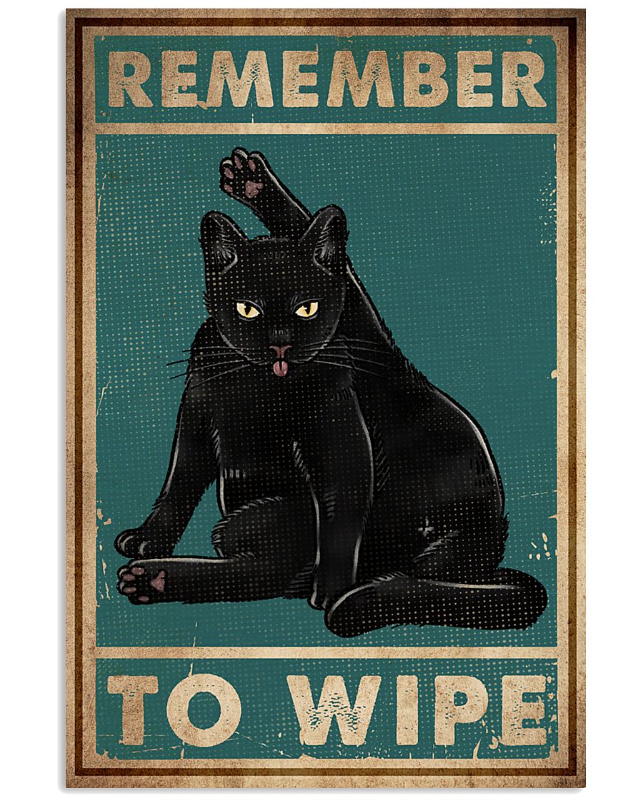 Cat Remember To Wipe