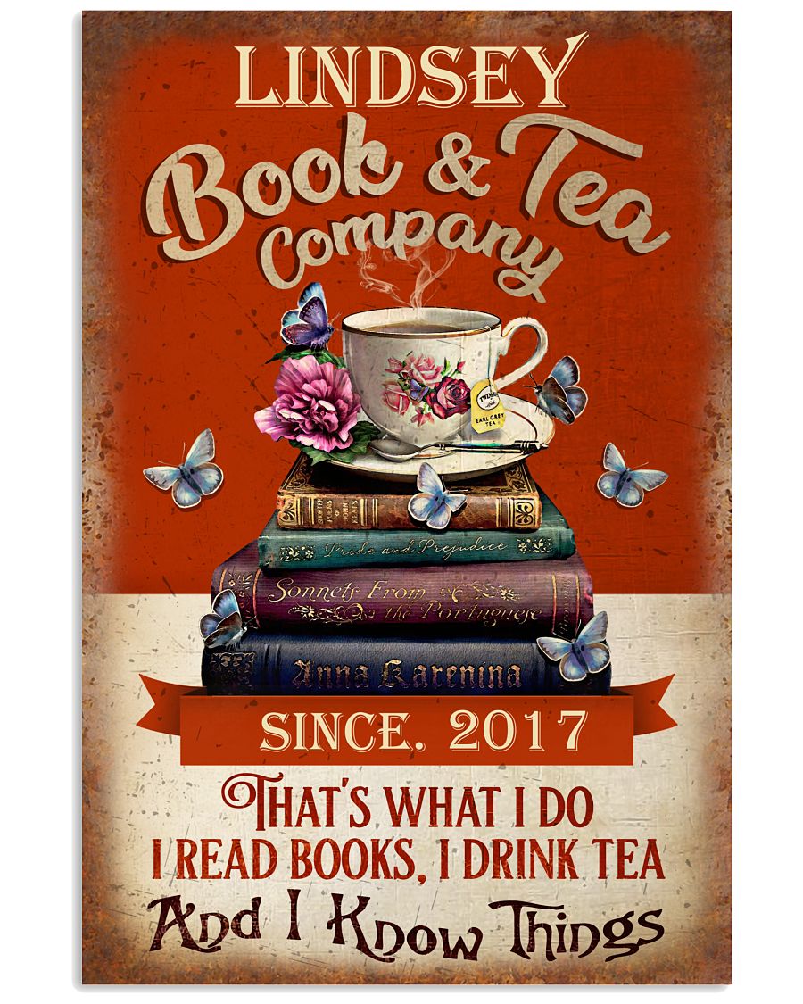 Personalized Reading Tea Company I Know Things