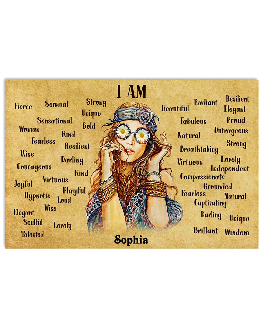 HIPPIE - I AM  - CUSTOM NAME