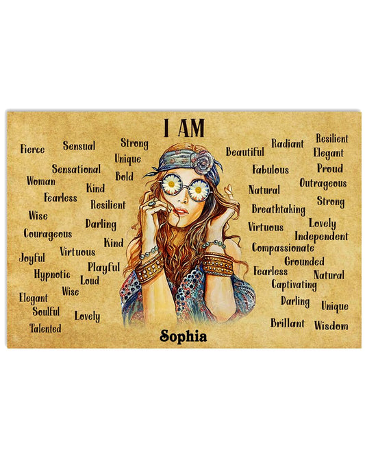 HIPPIE - I AM  - CUSTOM NAME