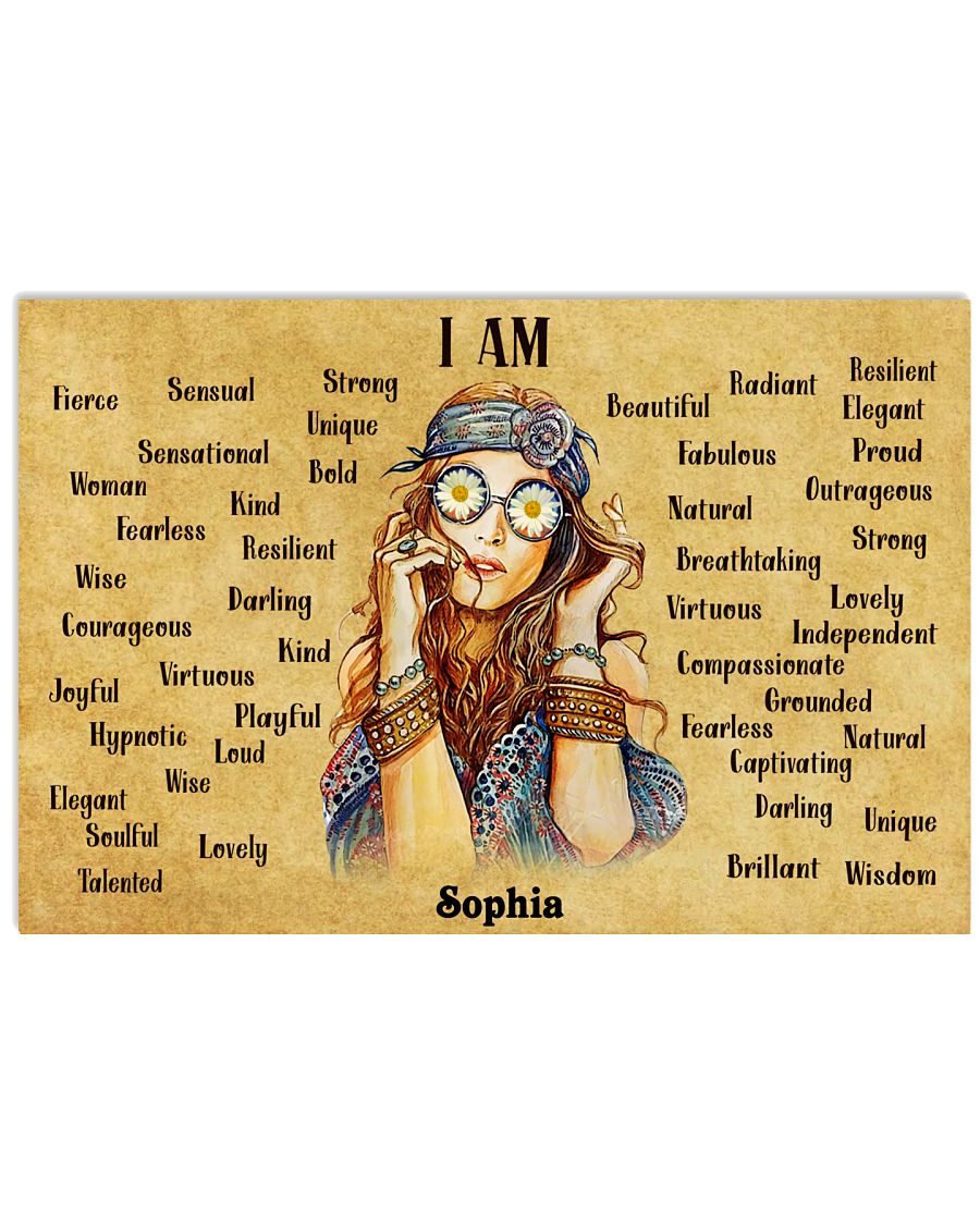 HIPPIE - I AM  - CUSTOM NAME