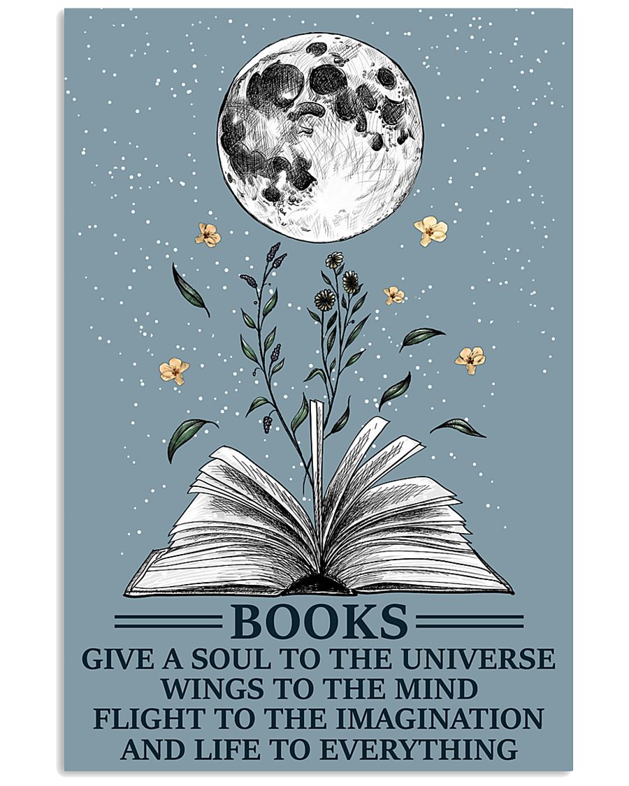 Moon Reading Books Give A Soul