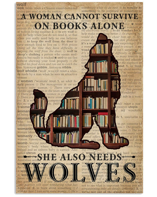 Survive On Books And Wolves