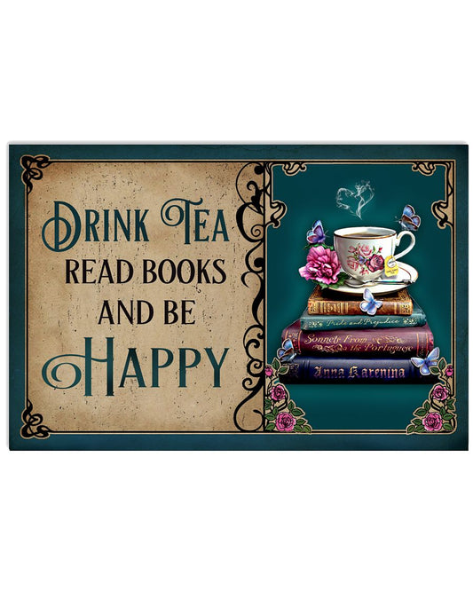 Reading Drink Tea Read Books