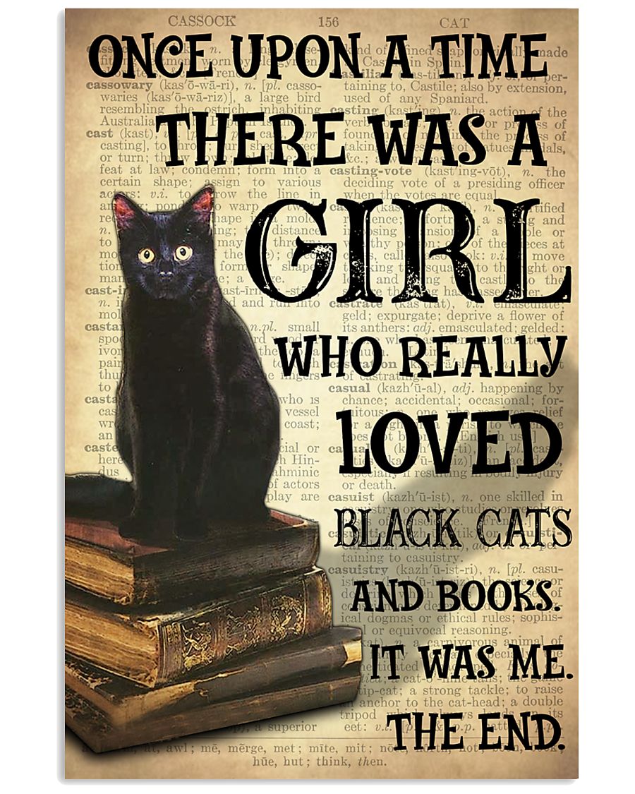 OUAT Girl Loved Black Cats And Books 