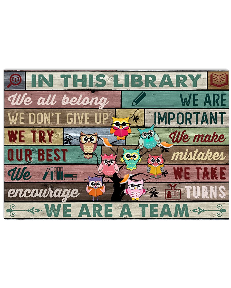 In This  Library We Are Team Owl