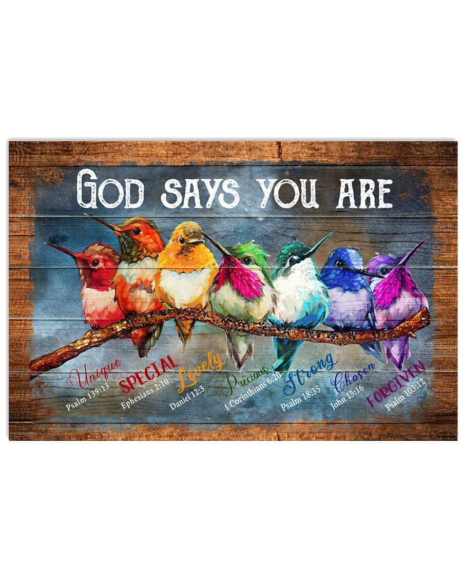 God says you are