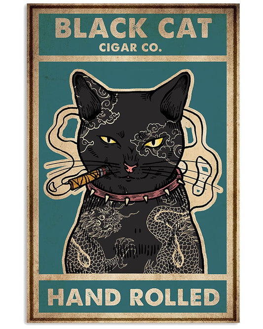 Cat Black Cat Cigar Co Hand Rolled