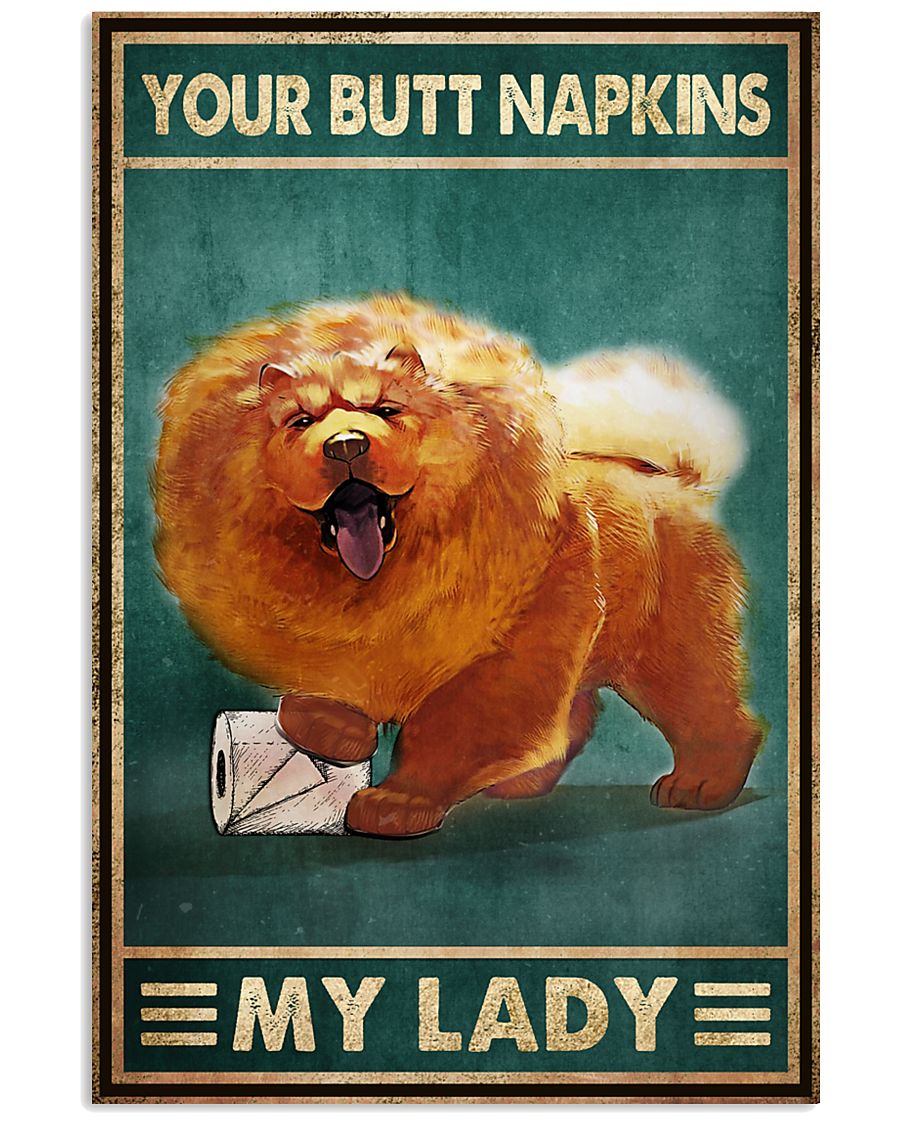 Your Butt Napkins My Lady Poster - Funny Toilet Poster - Bathroom Wall Art Decor - No Frame Full Size 11''x17'' 16''x24'' 24''x36''